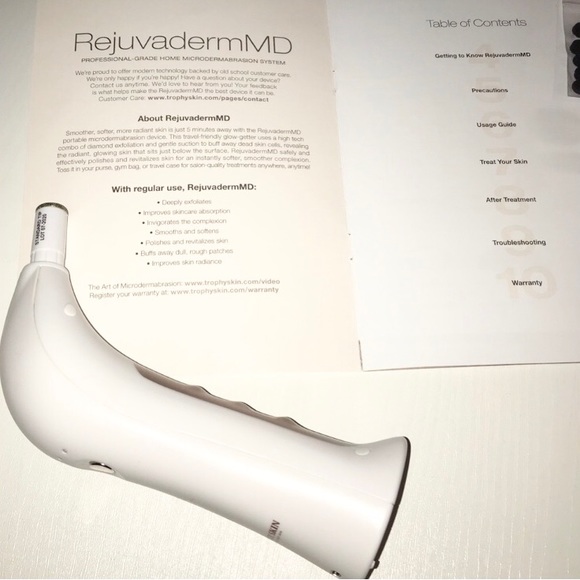 TS RejuvadermMD Portable Professional Grade Home Microdermabrasion Device - Picture 2 of 8